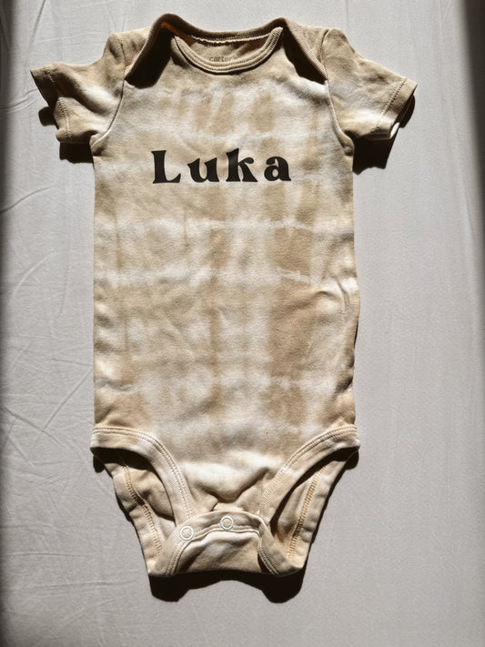 Custom Name Onesie, Name Announcement Outfit
